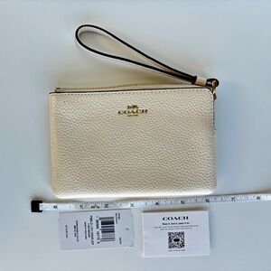 Coach Chalk Wristlet